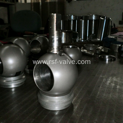 3pcs Forged Body Metal Seat Ball Valve